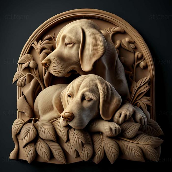 3D model dogs (STL)